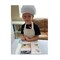 Tovla Jr. Kids Cookbook, Cooking Apron and Hat Set with Pocket for Boys and Girls, Ages 4-10 LE-BI8T-52OL - alternate 4